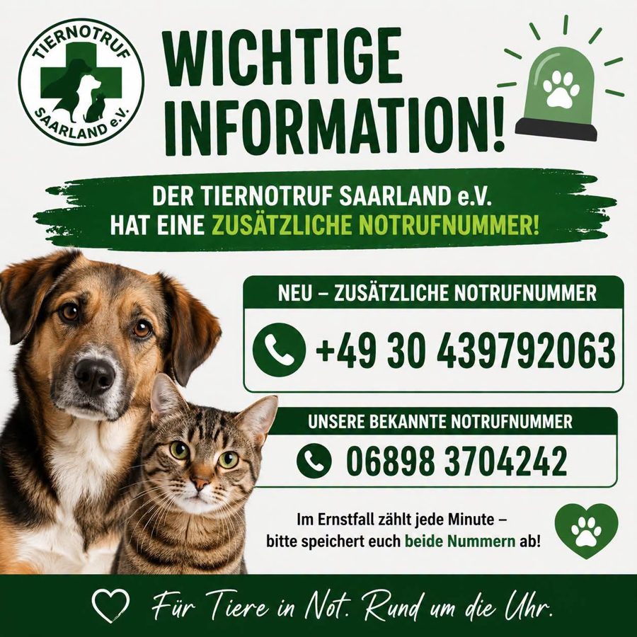 Zusätzliche Notrufnummer Grafik