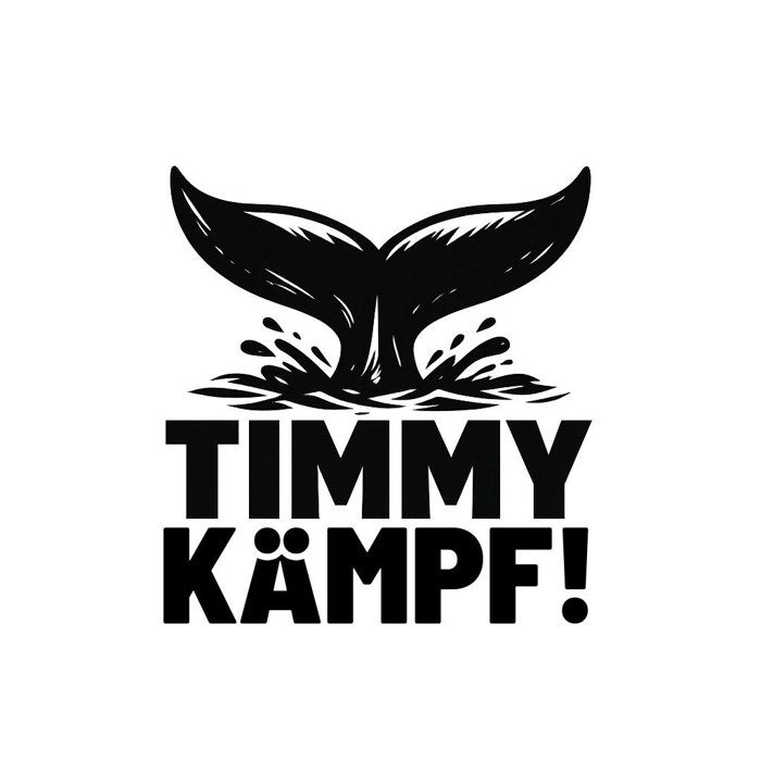 Timmy kämpf Silhouetten-Sticker