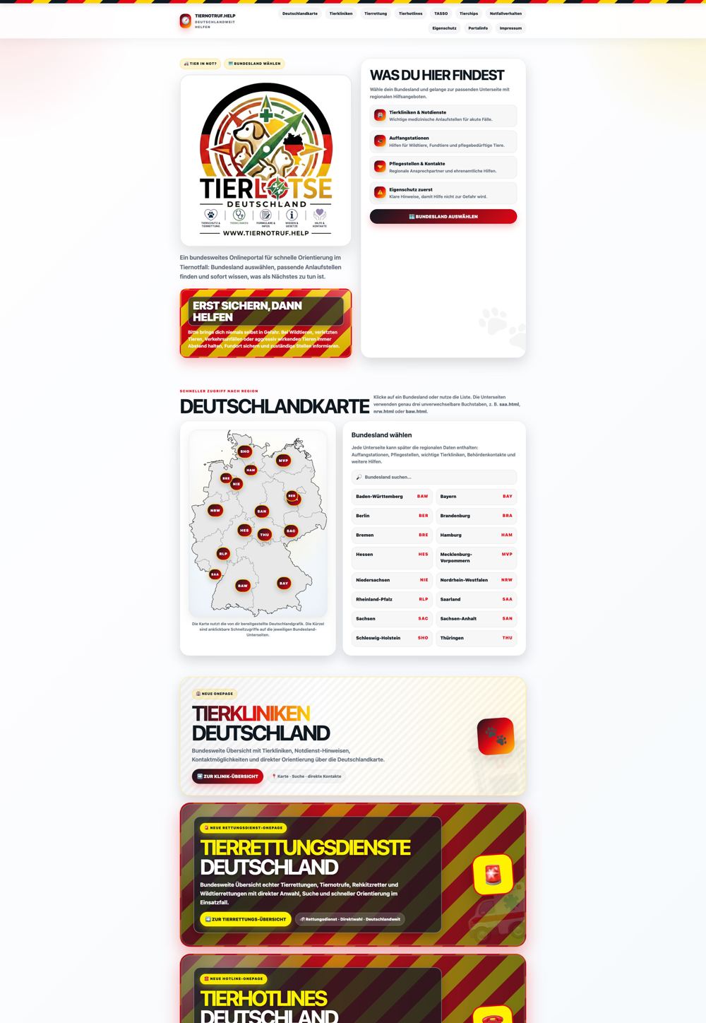 Tierlotse Deutschland — tiernotruf.help